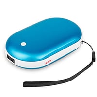 Rechargeable handwarmer blue