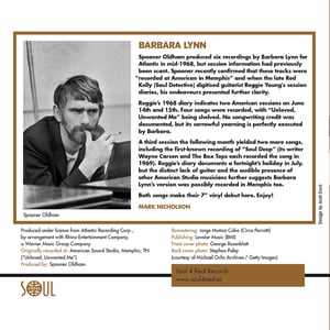 Image of Barbara Lynn - Unloved, Unwanted Me / Soul Deep - Available now.