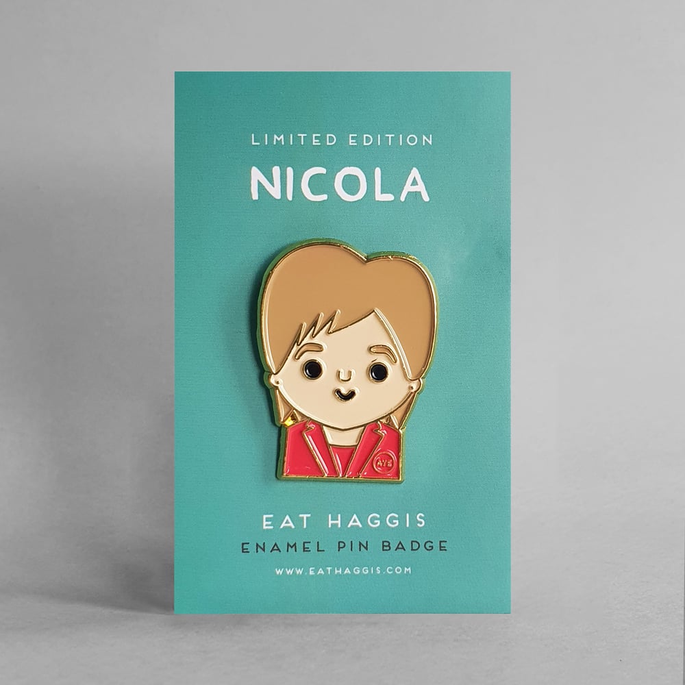 Image of Nicola  <html> <br> </html> ( Limited Edition Pin Badge)