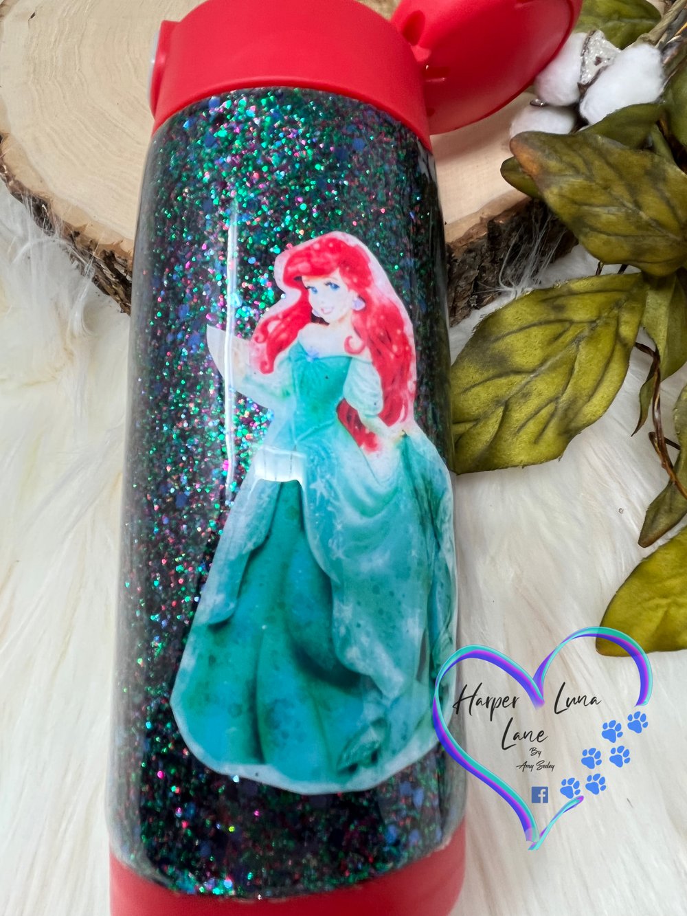 Image of 12 oz Ariel Red Sippy Tumbler