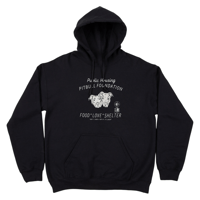 Image 1 of PITBULL FOUNDATION (BLACK) HOODIE