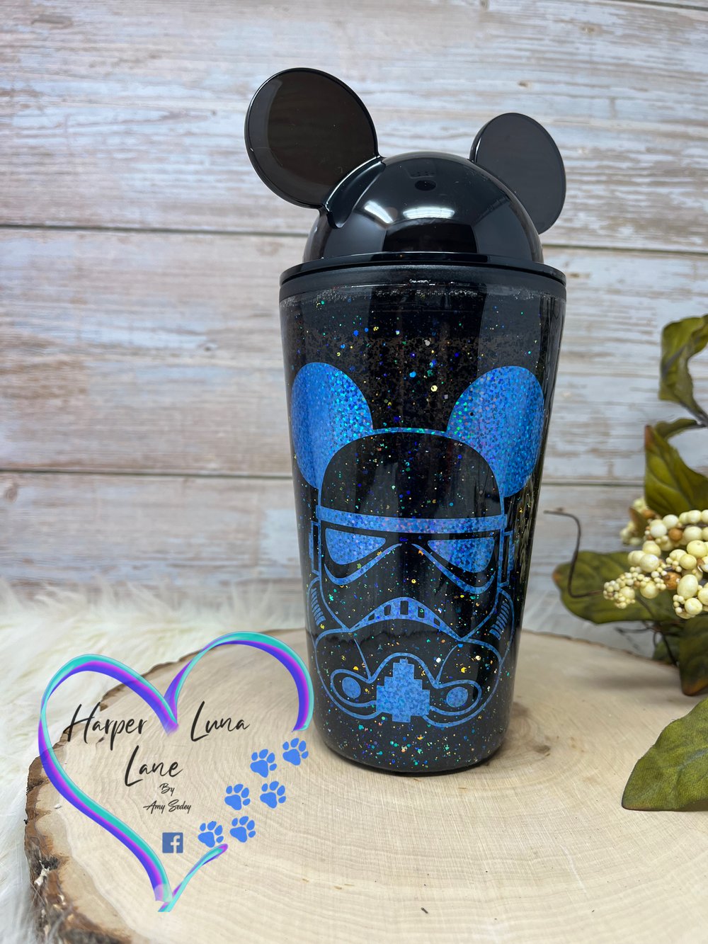 Image of 16oz Storm Trooper Mouse Ears Tumbler 