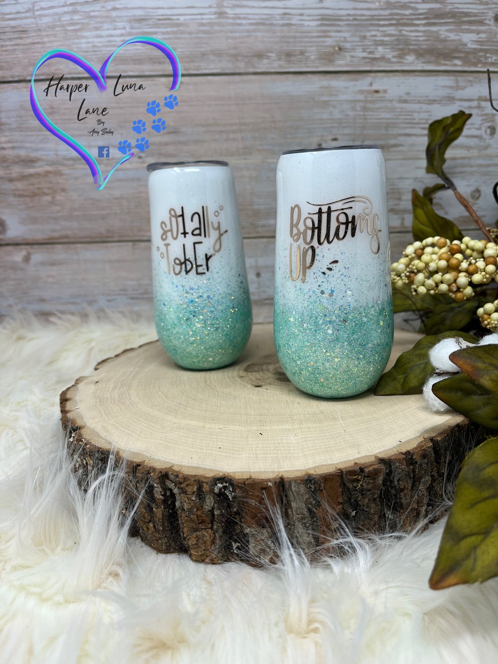 Image of Tiffany Colored Champagne Flutes-set of 2