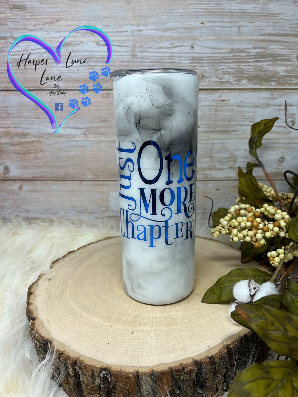 Image of 20oz Just One More Chapter Tumbler