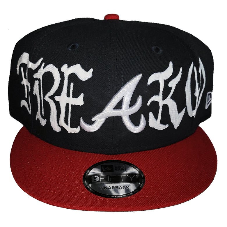 Image of FREAKO BRAVES NEW ERA SNAPBACK CAP