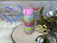 18oz Ombre Mickey Mandala  Pink Easy Sip Tumbler