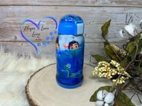 Image 1 of 18oz Luca Blue Easy Sip Tumbler