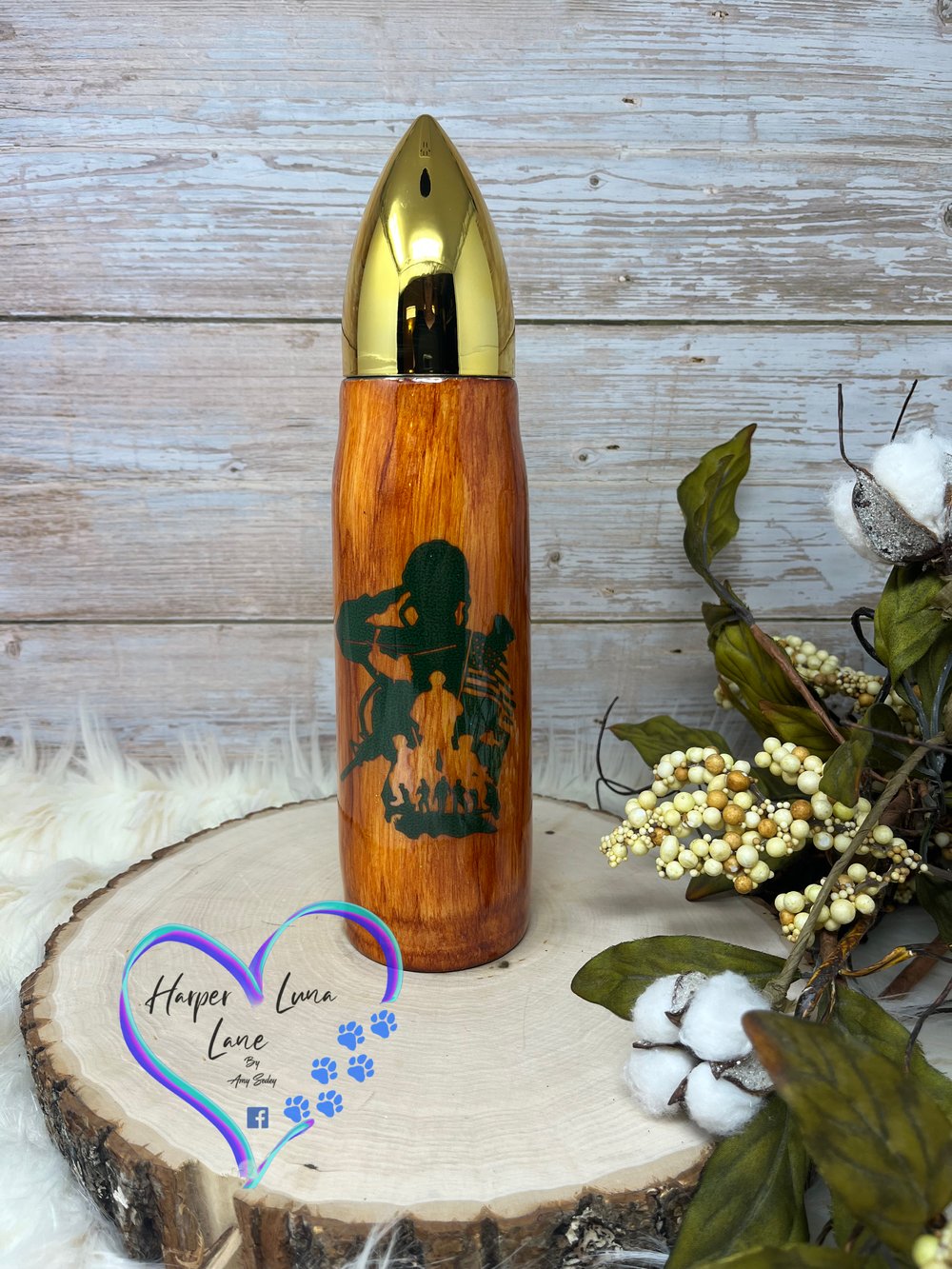 Image of 17oz Military Bullet Tumbler
