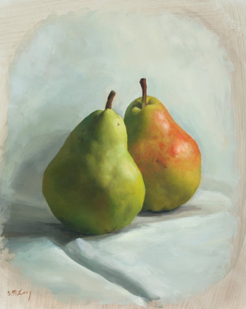 Image of 8" x 10" Print of a "A Pair of Pears"