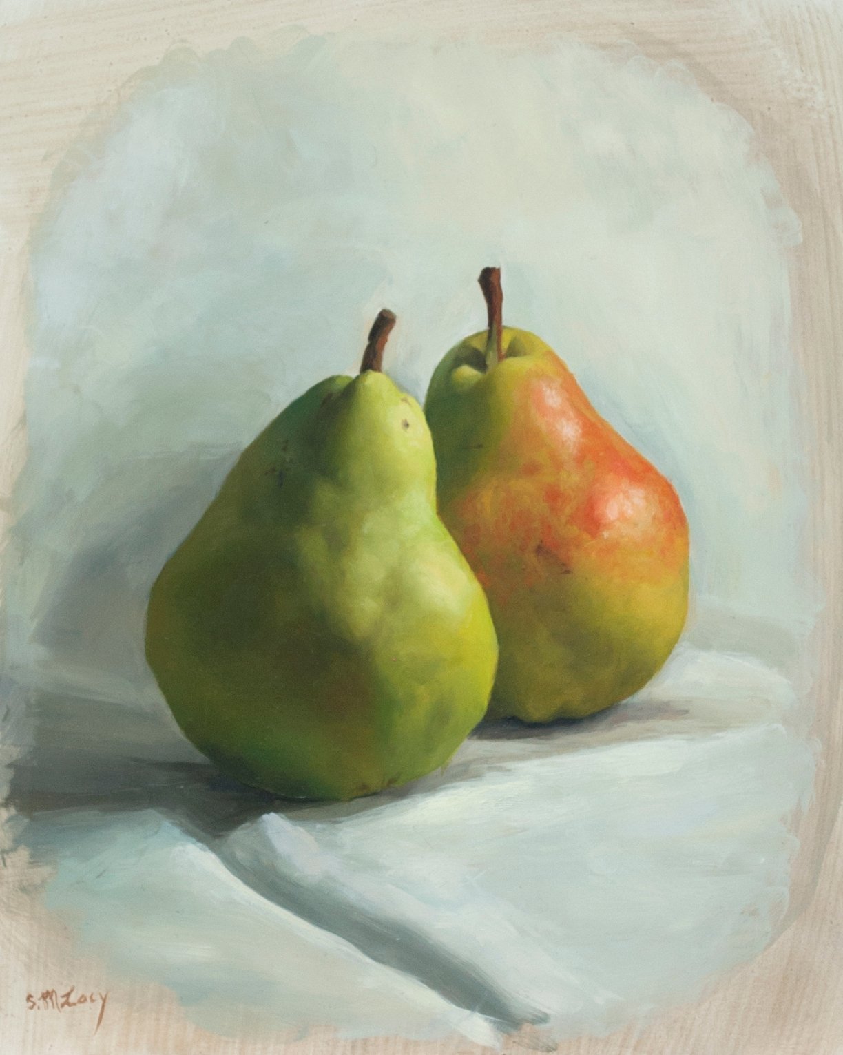 Image of 8" x 10" Print of a "A Pair of Pears"