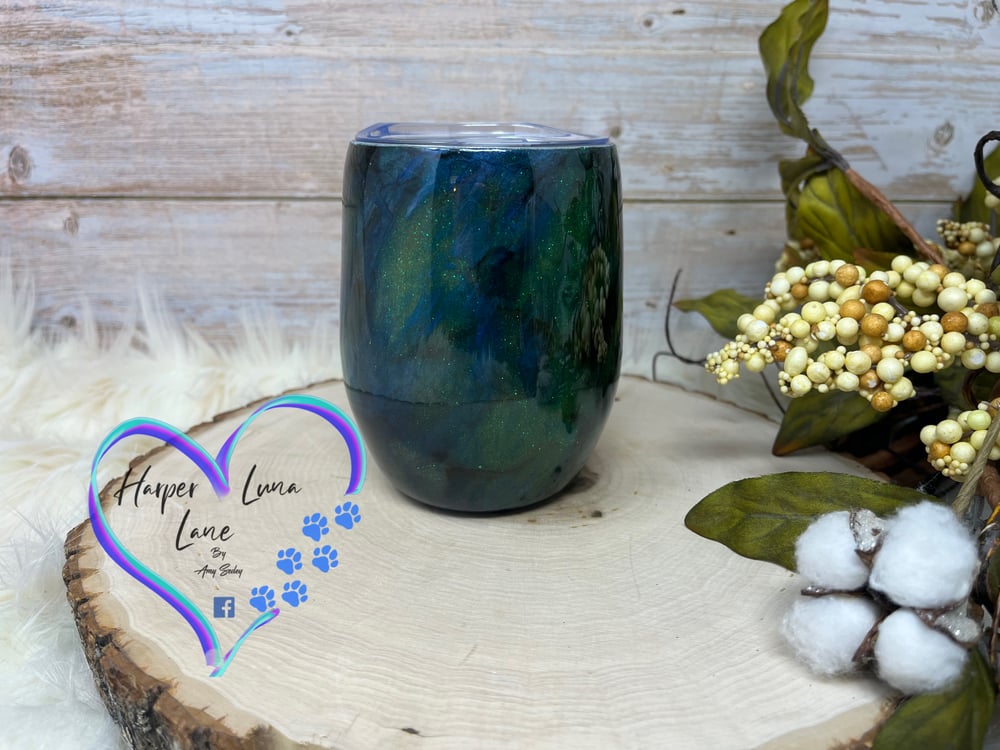 Image of Warning the Girls are Drinking Again 12 oz Wine Tumbler 