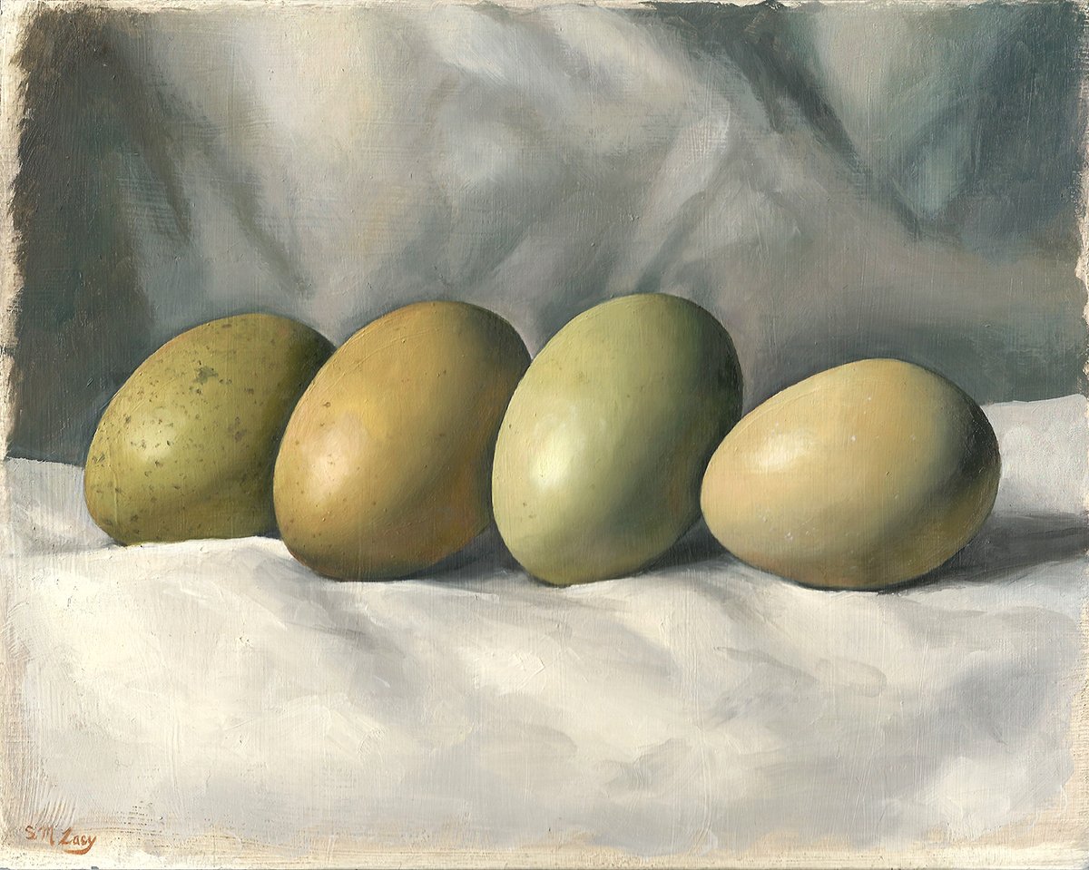 Image of 8" x 10" Print of "Four Green Eggs, No Ham"