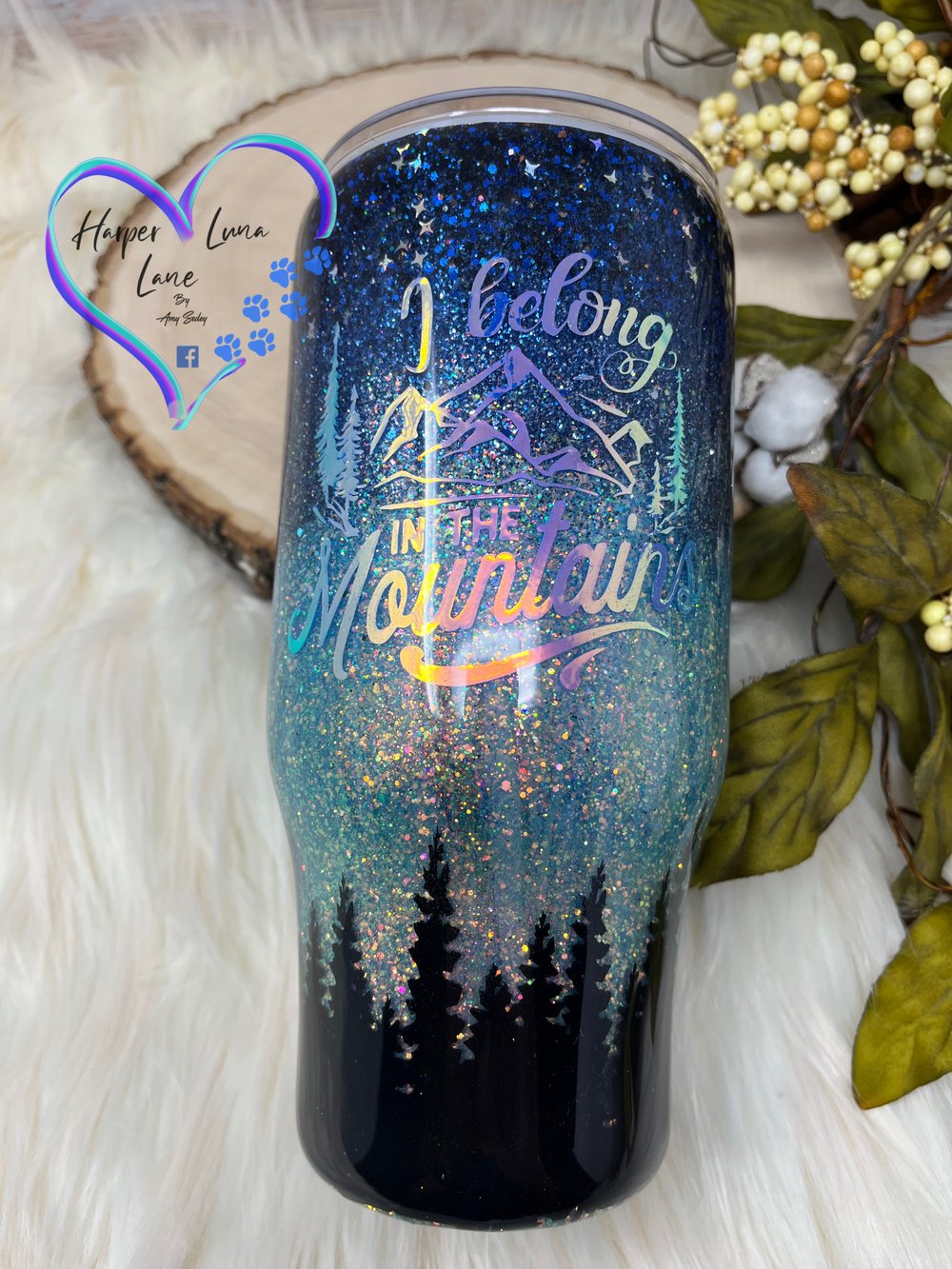 Image of 32oz I Belong in the Mountains Tumbler