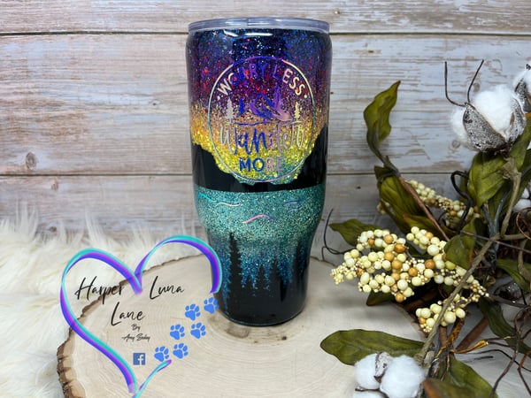 Image of 32oz Worry Less Wander More Tumbler