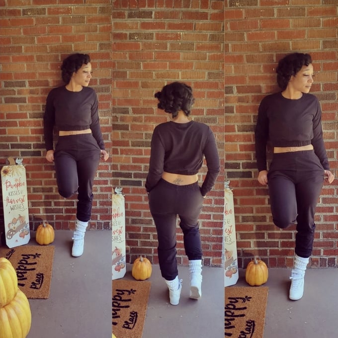 Image of Fall Joggers Sets ( Black)