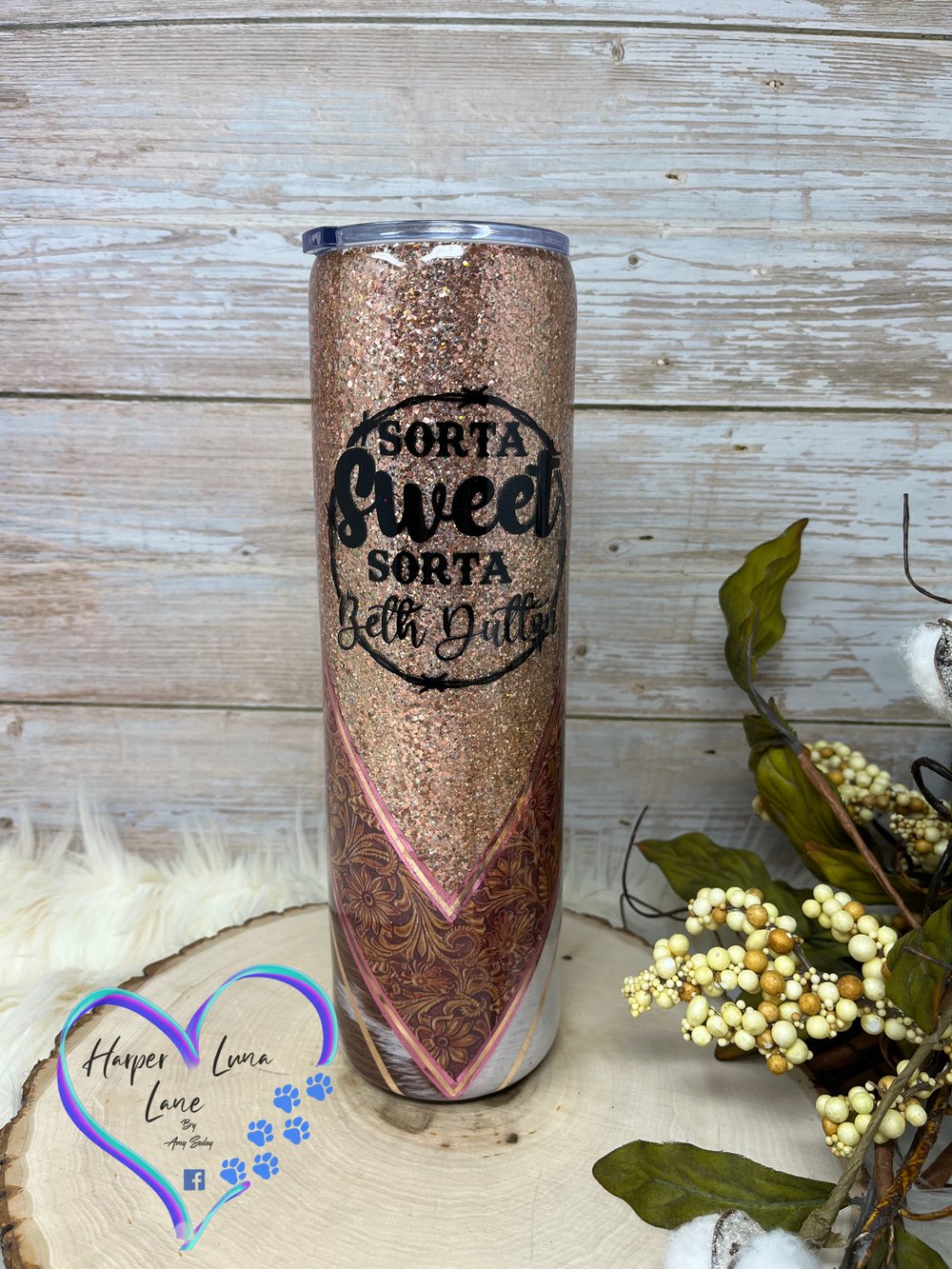 Image of 32oz Sorta Sweet Sorta Beth Dutton Tumbler
