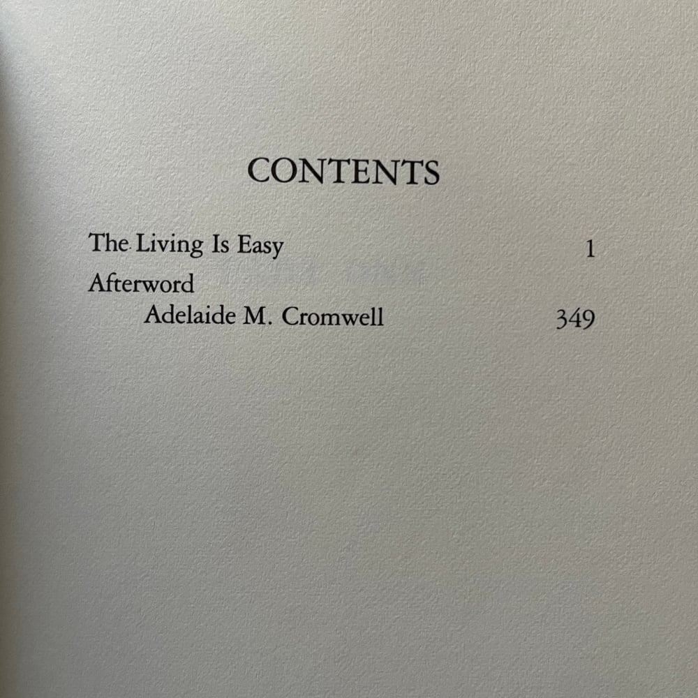 The Living is Easy
