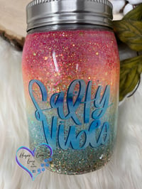 Image 4 of 20oz Salty Vibes Mason Jar 