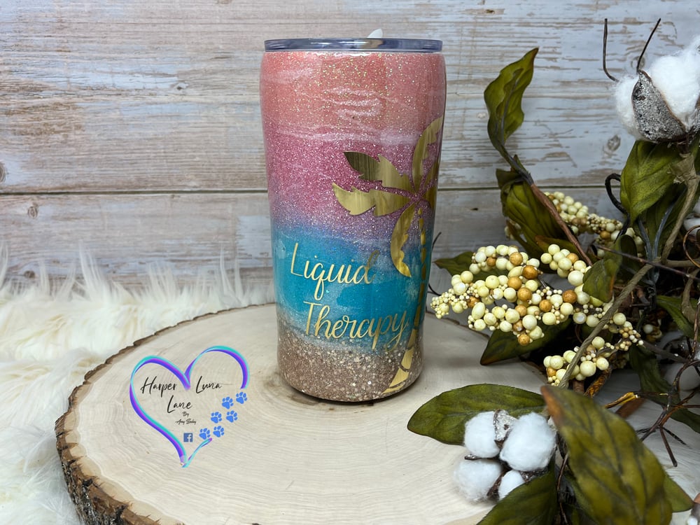 Image of 22 oz Liquid Therapy Beach Tumbler