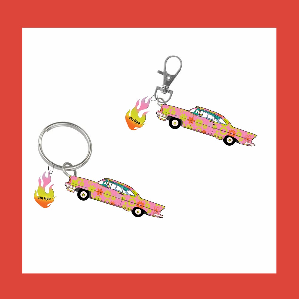 Image of Vintage Car Keychain