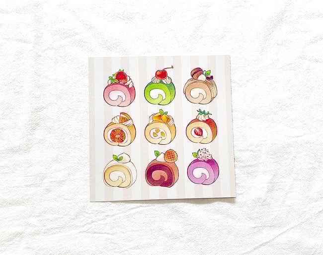 Cake Rolls Print