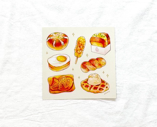 Korean Street Food Print