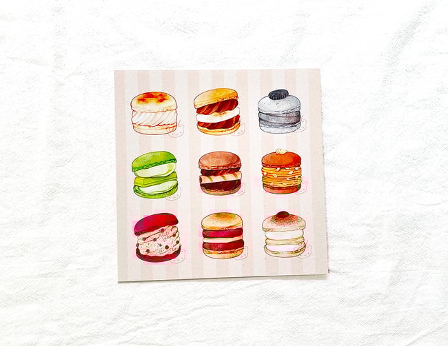 Macarons Print