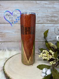 Image 1 of 32oz Stay Humble and Hustle Hard Plaid Tumbler