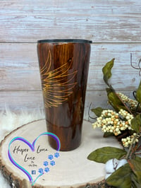 Image 3 of 30-32oz Eagle Woodgrain Tumbler