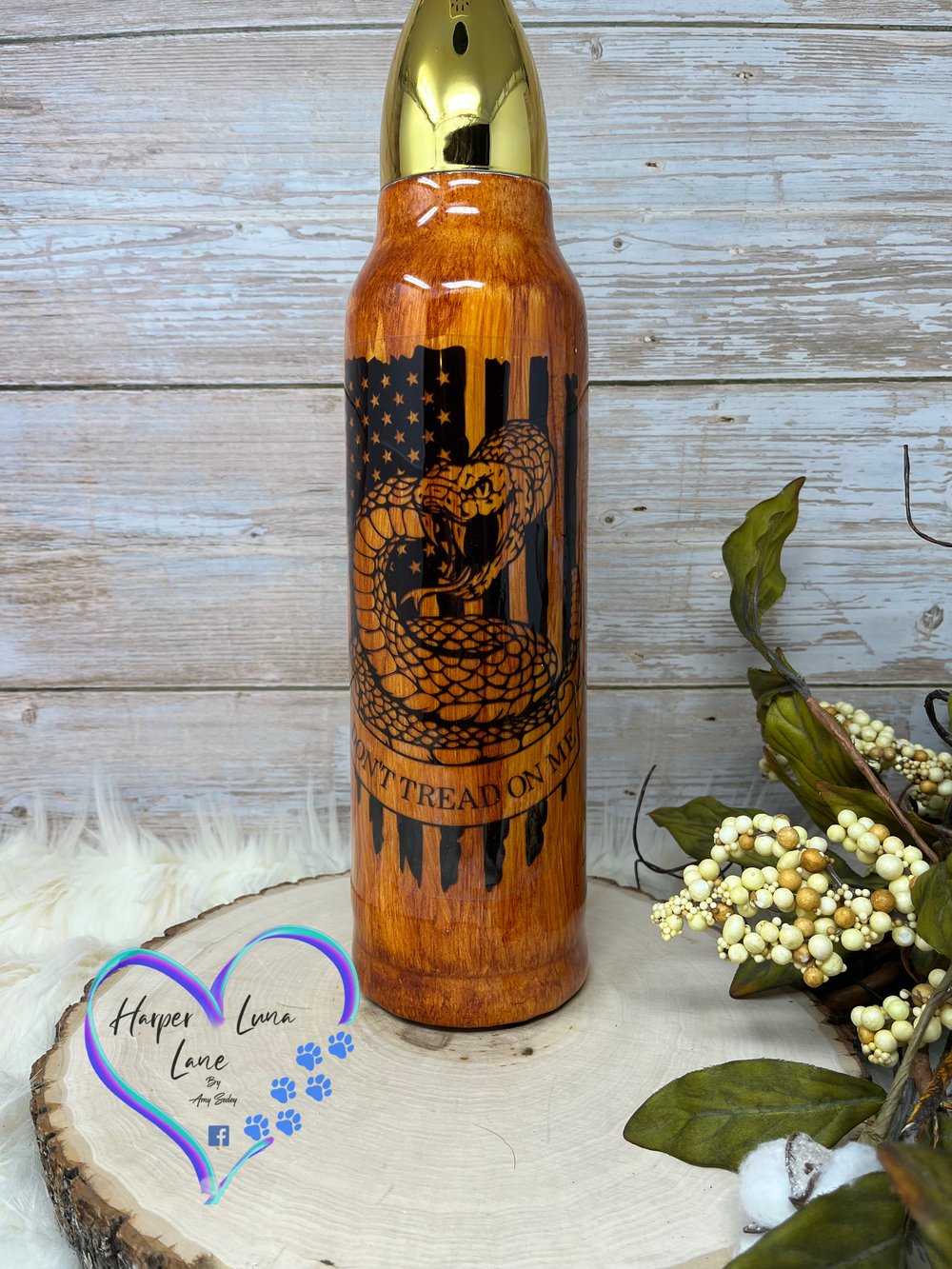 Image of 32oz Don't Tread On Me Bullet Tumbler