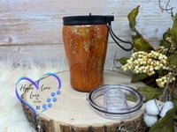 Image 4 of 12oz Mountain Sunflower Woodgrain Duo Tumbler