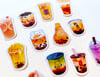 Bubble Tea (Ver. A) Washi Stickers