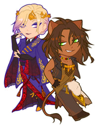 Image 2 of Leona & Vil Sticker