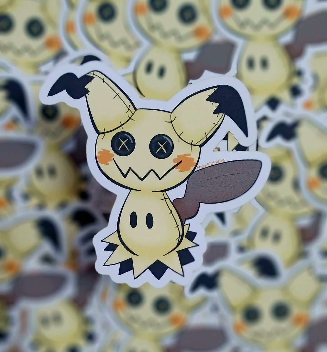 Mimikyu Vinyl Sticker | HazelOddities