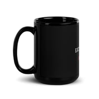 Image 2 of "EAT. PREY. SIN." Black Glossy Mug