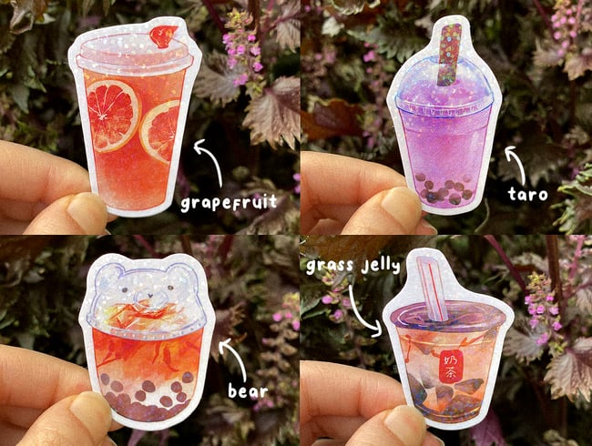 Bubble Tea Stickers