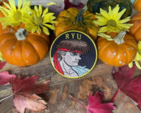 Image 1 of Ryu -  V.2 - Retro Street Fighter II - 3 inch wide iron on patch