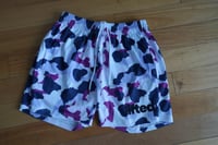 Image 3 of Purple Camo LIFTED Mesh Shorts