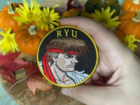 Image 5 of Ryu -  V.2 - Retro Street Fighter II - 3 inch wide iron on patch