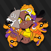 Image 2 of Splatoon Frye and Shiver Pins 