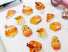 Orange Blossom Desserts Washi Stickers