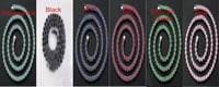Image 3 of Colored Moissanite Tennis Chains (Red/Pink/Black/Blue/Aquamarine/Green)