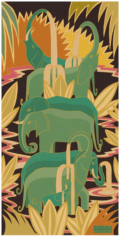 Image of Elephants in Time - I 