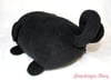 Old Black Pug Plushie