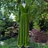 "Fern Green" Limited Edition Silk Velvet Beverly Dressing Gown Image 3