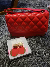 Image 2 of Red Rose' Diamond Bag