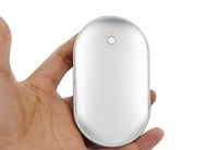 Rechargeable handwarmer grey 