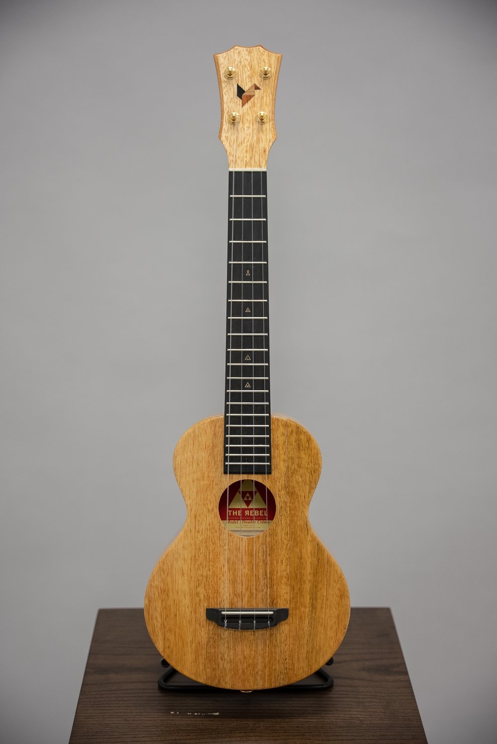 Image of Rebel Double Creme Mango Concert Longneck Ukulele