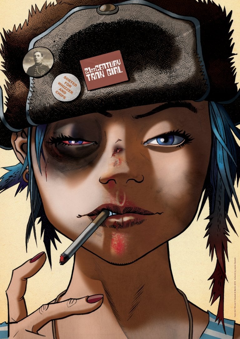 Image of Tank Girl "Sods" A3 Triple Pack - Three Prints From The Archives - Hand Signed.