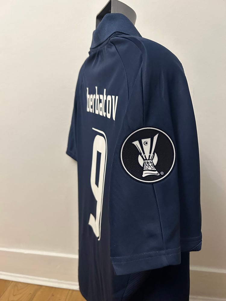 Image of Tottenham Hotspur “BERBATOV 9” Away Shirt + UEFA patch, L